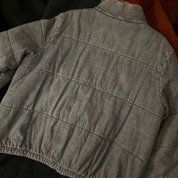 Marc Women's Bleached Soft Denim Puffer Jacket - Picture 4 of 4